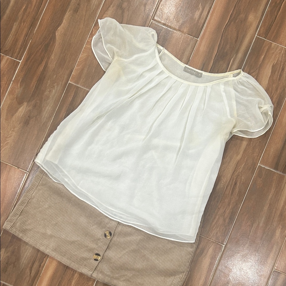 White Sheer Blouse